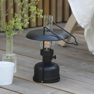 LED-accubatterijlamp Fanos, dimbaar, IP44 van Markslöjd in Zwart – productfoto 1 van 2