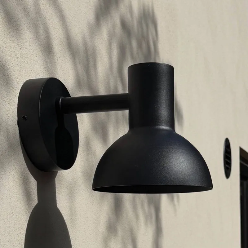 LED buiten wandlamp Nubi, IP44, dimbaar, staal de Markslöjd en Noir – photo du produit