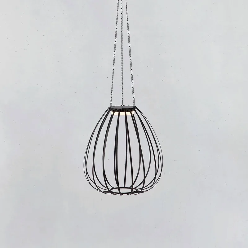 LED hanglamp Ovia, Ø 42 cm, IP44, dimbaar. van Markslöjd in Zwart – productfoto