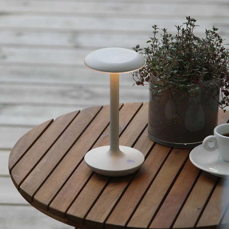 LED tafellamp Petit, aluminium, IP44 by Markslöjd in Greige – product photo 2 of 5