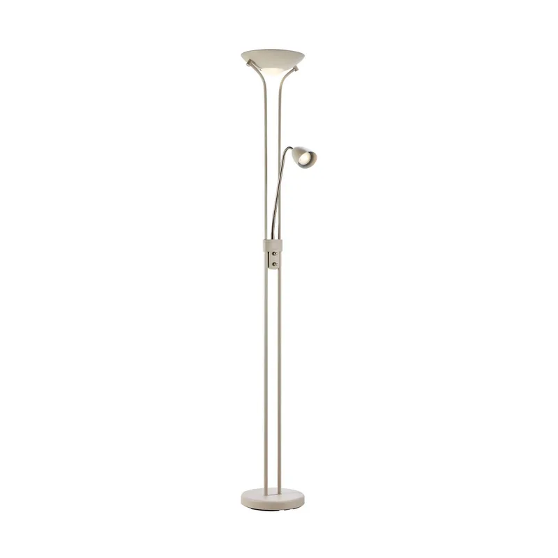LED uplighter Modu, beige, leeslampje, hoogte 180 cm, dimbaar. von Markslöjd in Schwarz, Transparent – Produktfoto