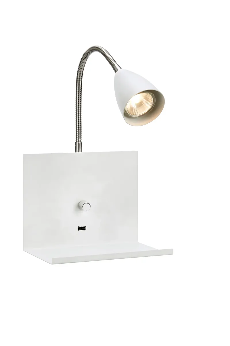 Logi Nachttischlampe Weiß von Markslöjd – Produktfoto