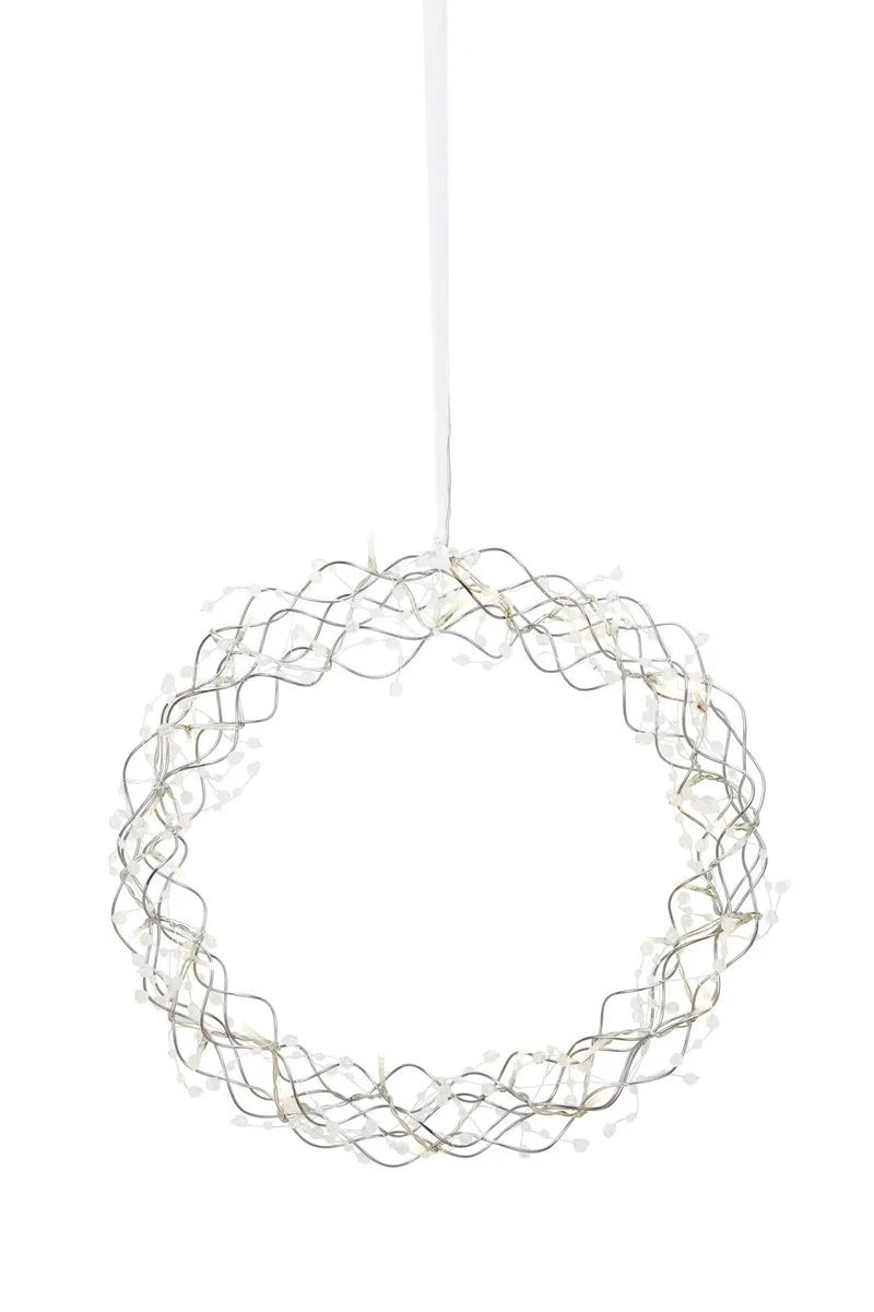 Luminis Lichterkranz Silber 35 cm von Markslöjd – Produktfoto