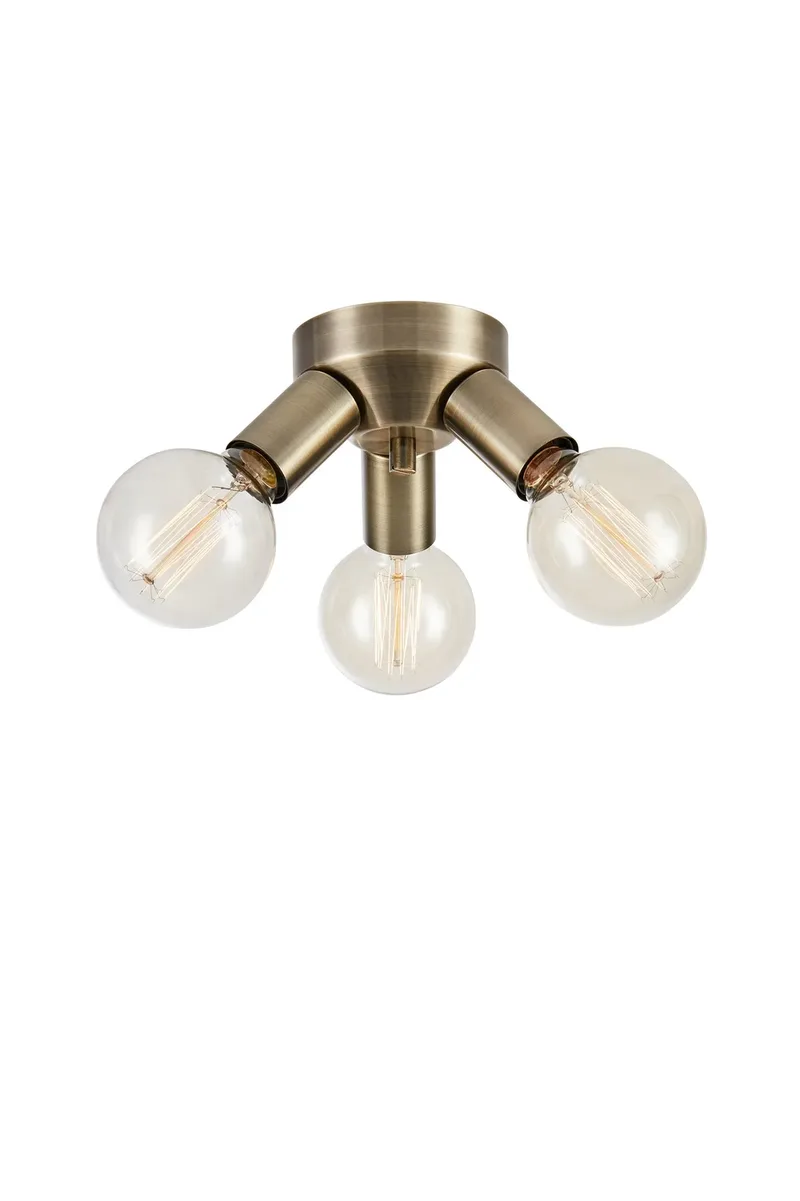 Mazzo Deckenlampe Messing 3 Lampen van Markslöjd – productfoto