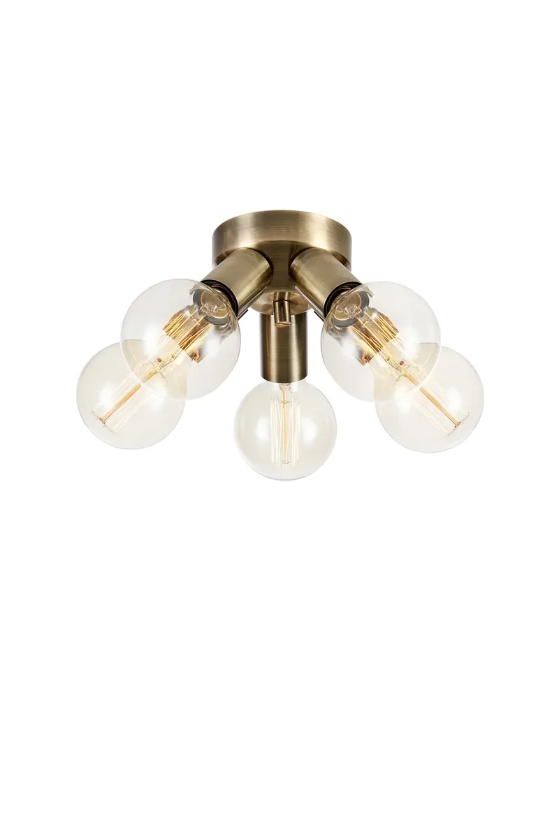 Mazzo Deckenlampe Messing 5 Lampen von Markslöjd – Produktfoto