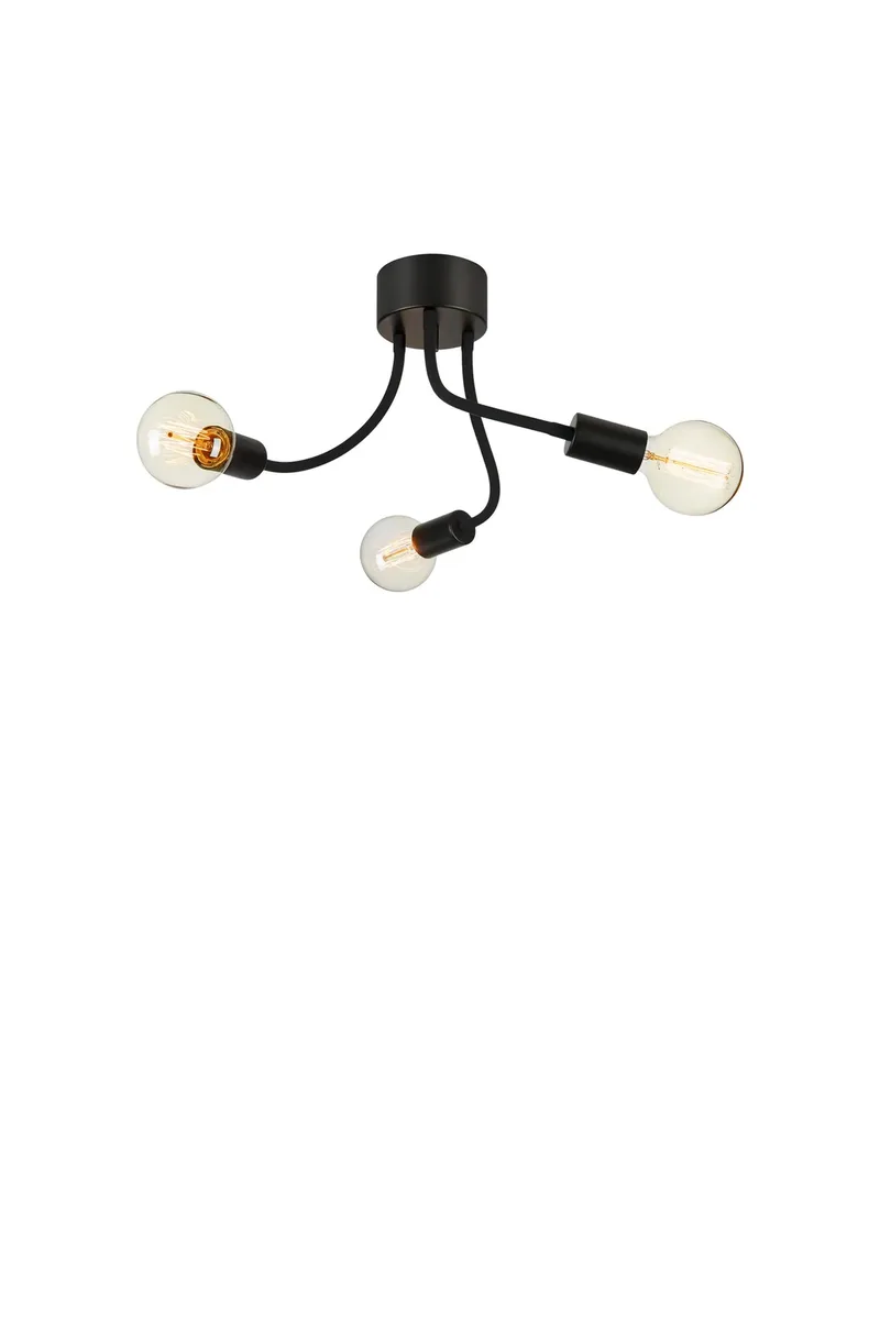 Medusa Deckenlampe Schwarz 3 Lampen von Markslöjd – Produktfoto