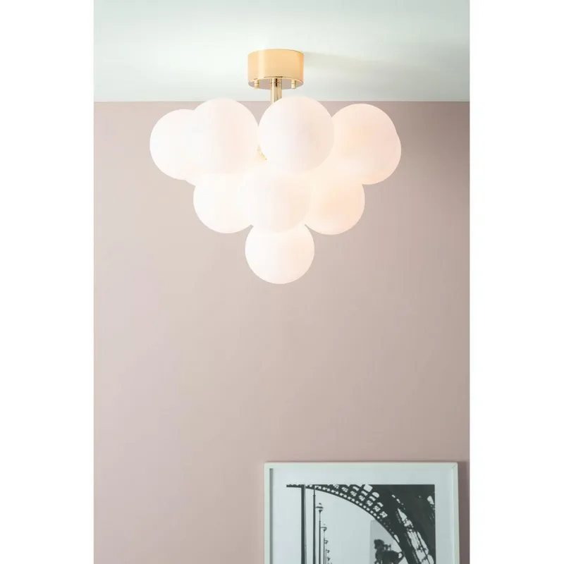 Merlot 13 Plafondlamp Brass/White by Markslöjd – product photo