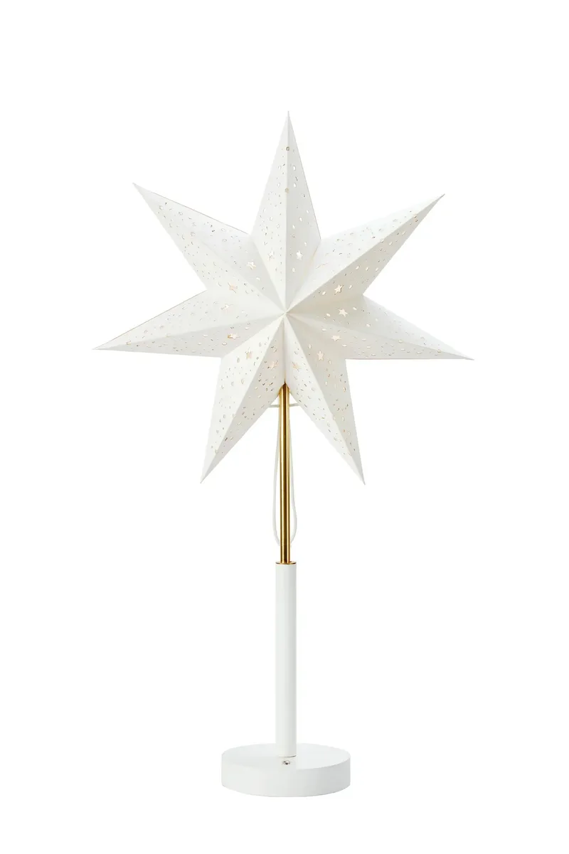 Noella Wiederaufladbarer Stern Weiß/Messing by Markslöjd – product photo