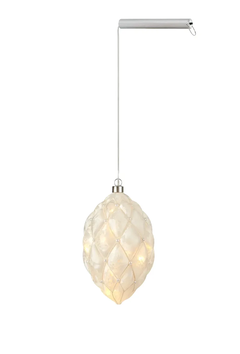 Pearl Lichtkugel Weiß 12 cm von Markslöjd – Produktfoto