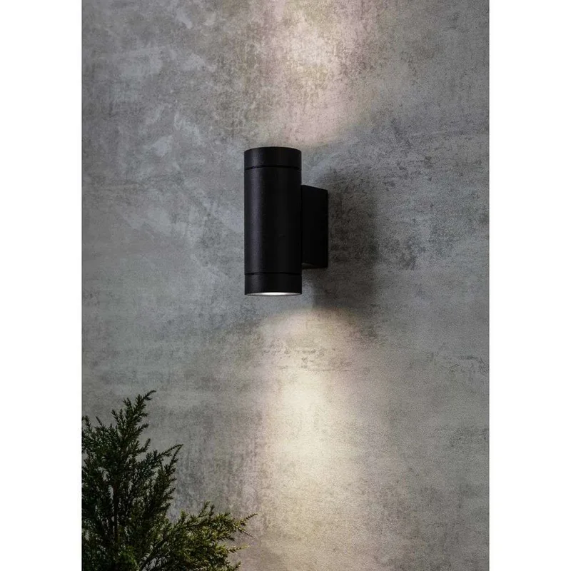 Pipe 2 Buiten Wandlamp IP44 Black von Markslöjd – Produktfoto