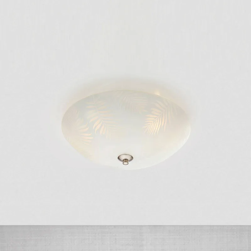 Blad loftlampe af glas, Ø 43 cm fra Markslöjd i Hvid – produktbillede