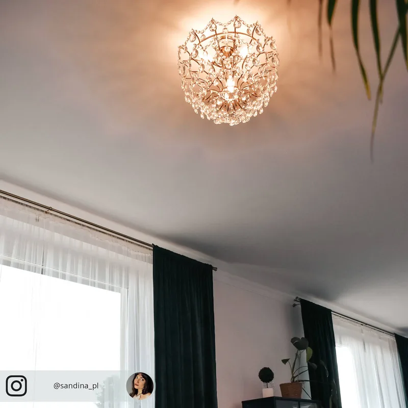 Plafondlamp Rosendal Ø 48 cm goud de Markslöjd en Duidelijk – photo du produit