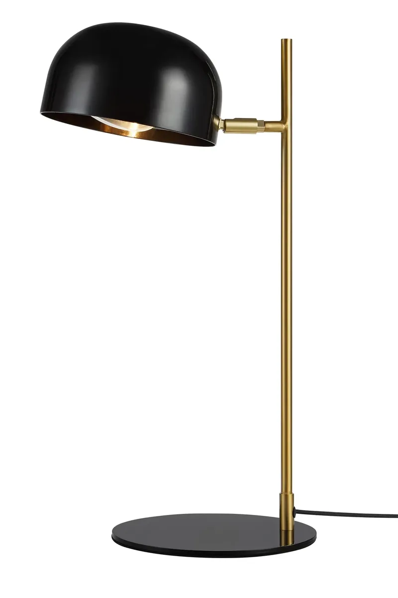 Pose Schreibtischlampe Schwarz/Messing von Markslöjd – Produktfoto