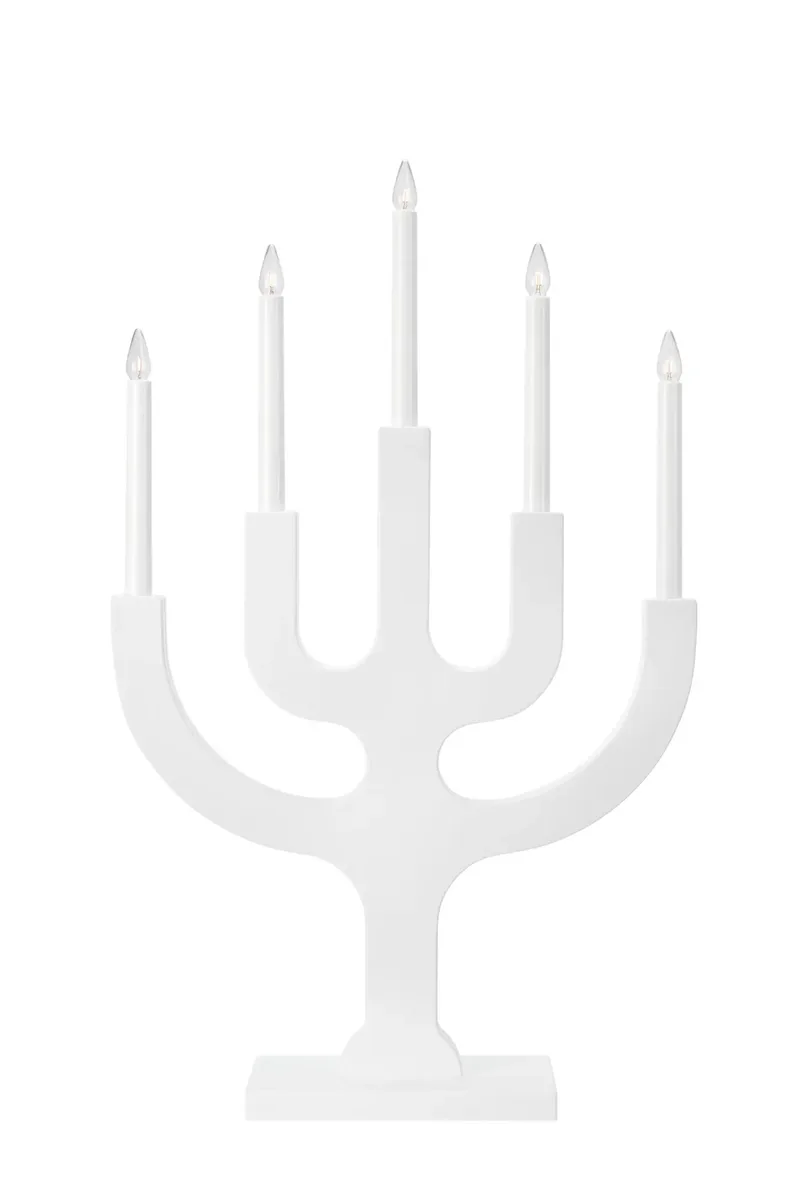 Sapin Adventskerzenhalter Weiß 65 cm von Markslöjd – Produktfoto