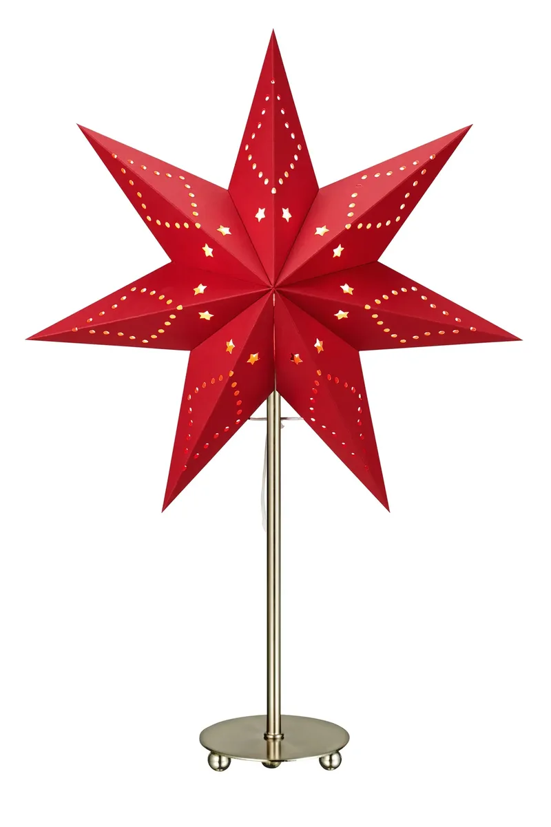 Saturnus Tischstern Rot 35 cm de Markslöjd – photo du produit