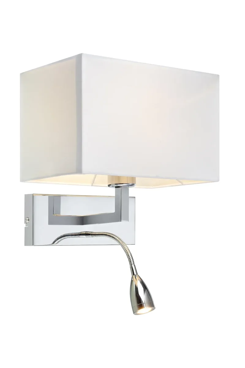 Savoy Nachttischlampe Chrom von Markslöjd – Produktfoto
