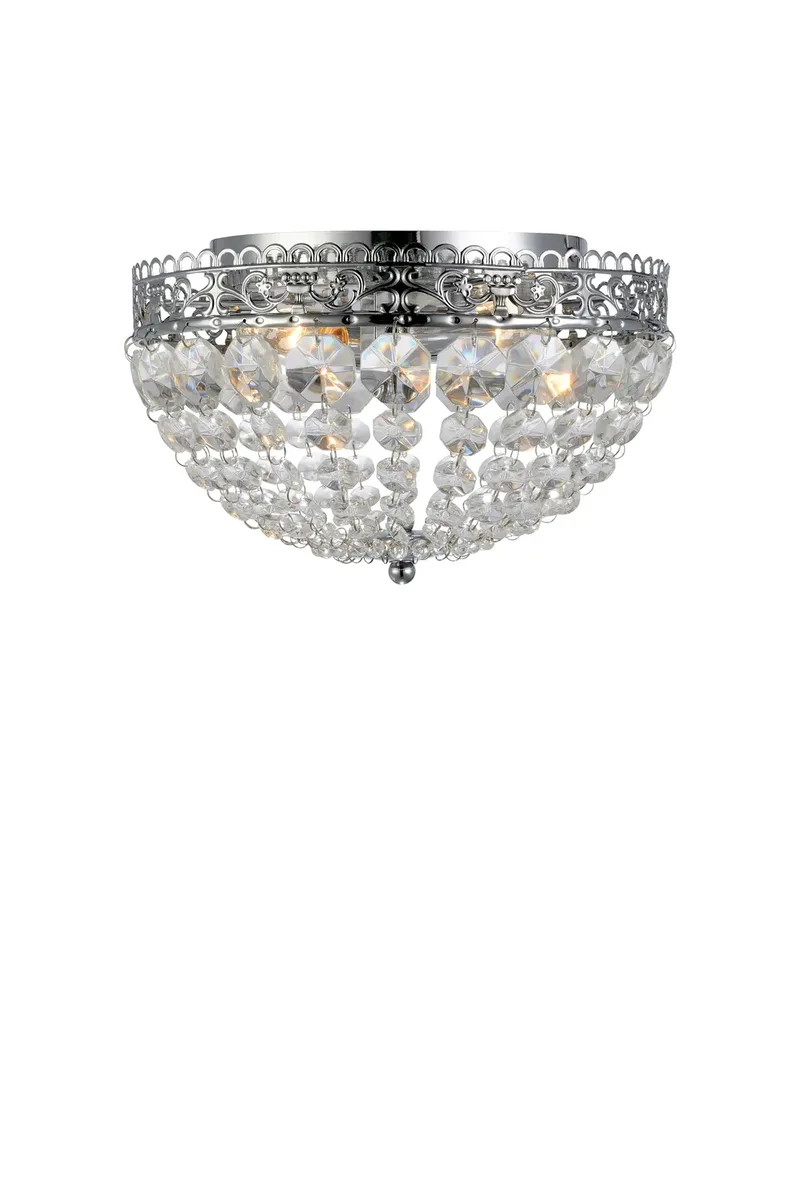 Saxholm Kristall Deckenlampe Chrom von Markslöjd – Produktfoto