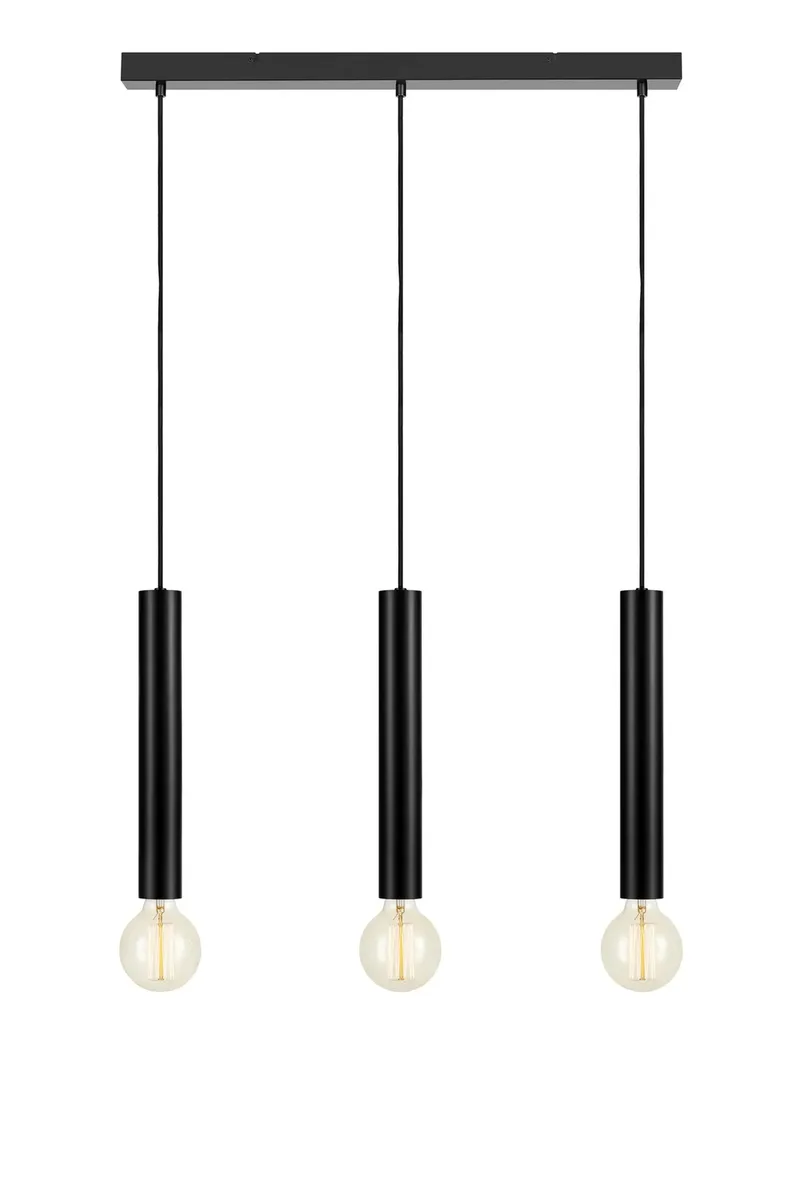 Sencillo Deckenlampe Schwarz 3 Lampen von Markslöjd – Produktfoto