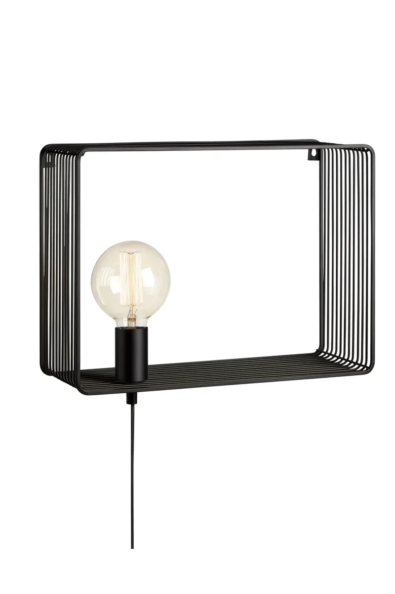Shelf Wandleuchte Schwarz von Markslöjd – Produktfoto