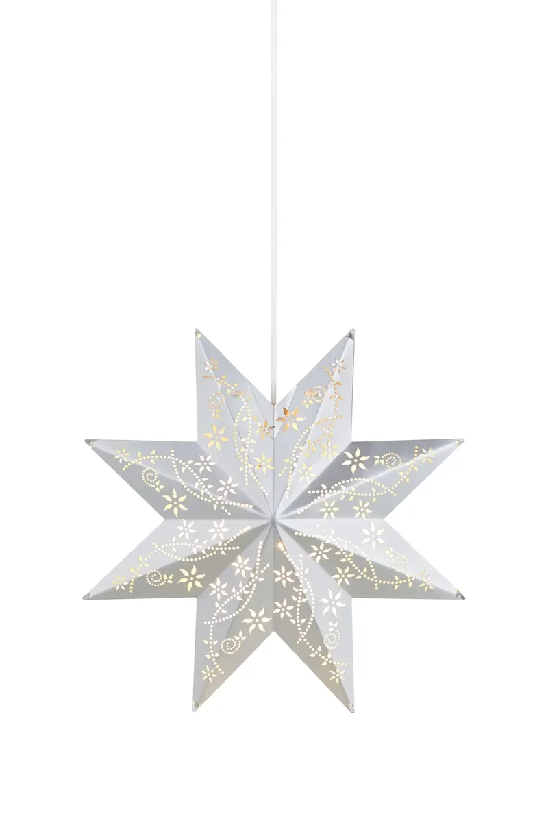 Silva Metallstern Silber 30 cm de Markslöjd – photo du produit