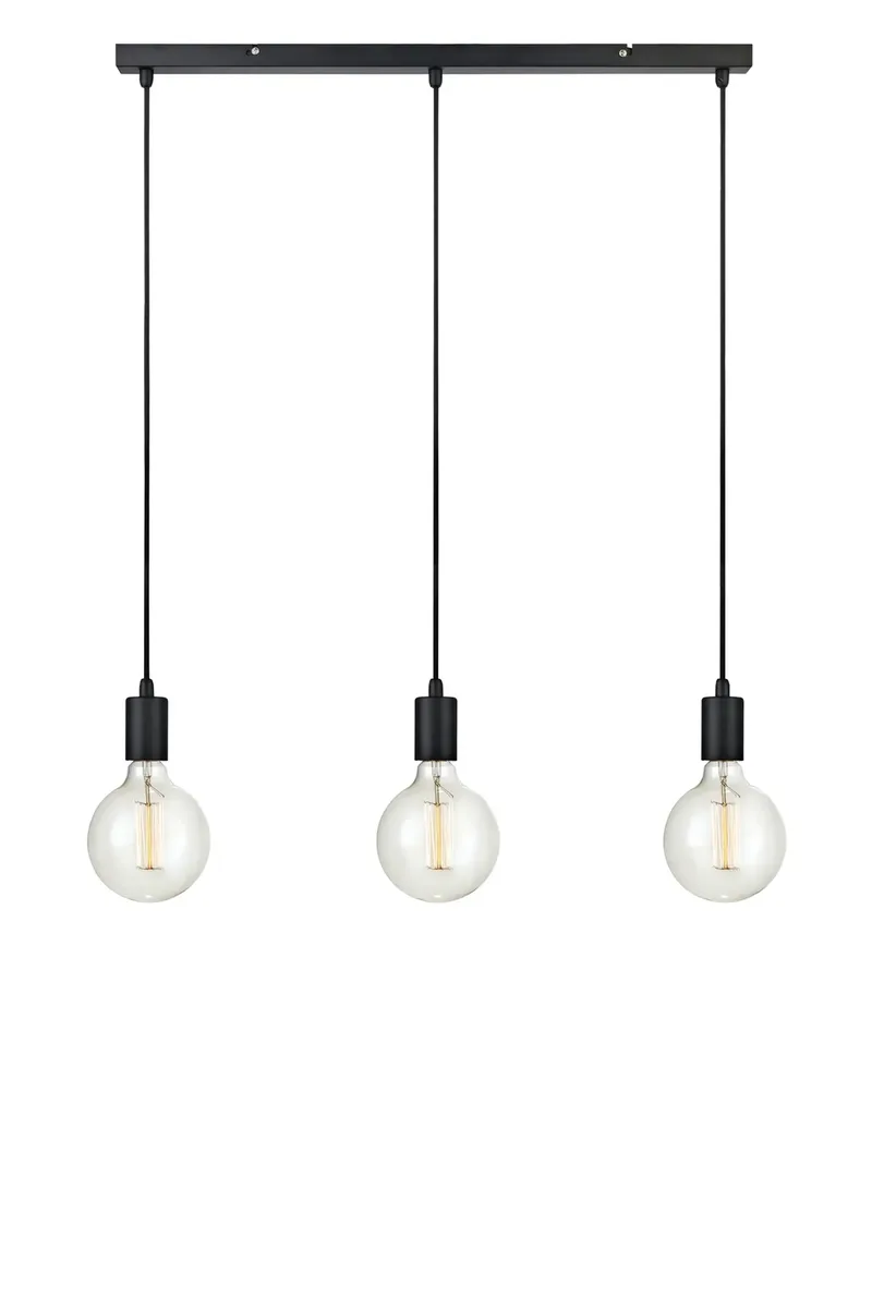 Sky Deckenlampe Schwarz Gerade von Markslöjd – Produktfoto