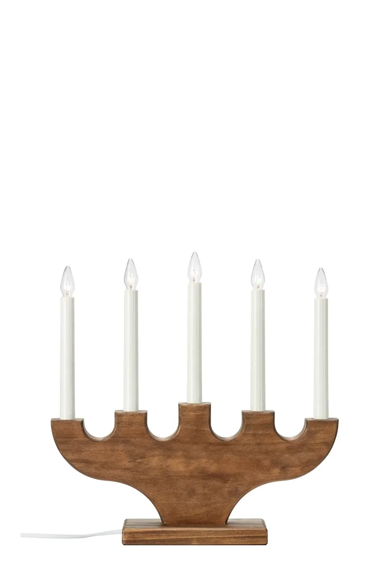 Spira Adventskerzenhalter Dunkelbraun 35 cm von Markslöjd – Produktfoto