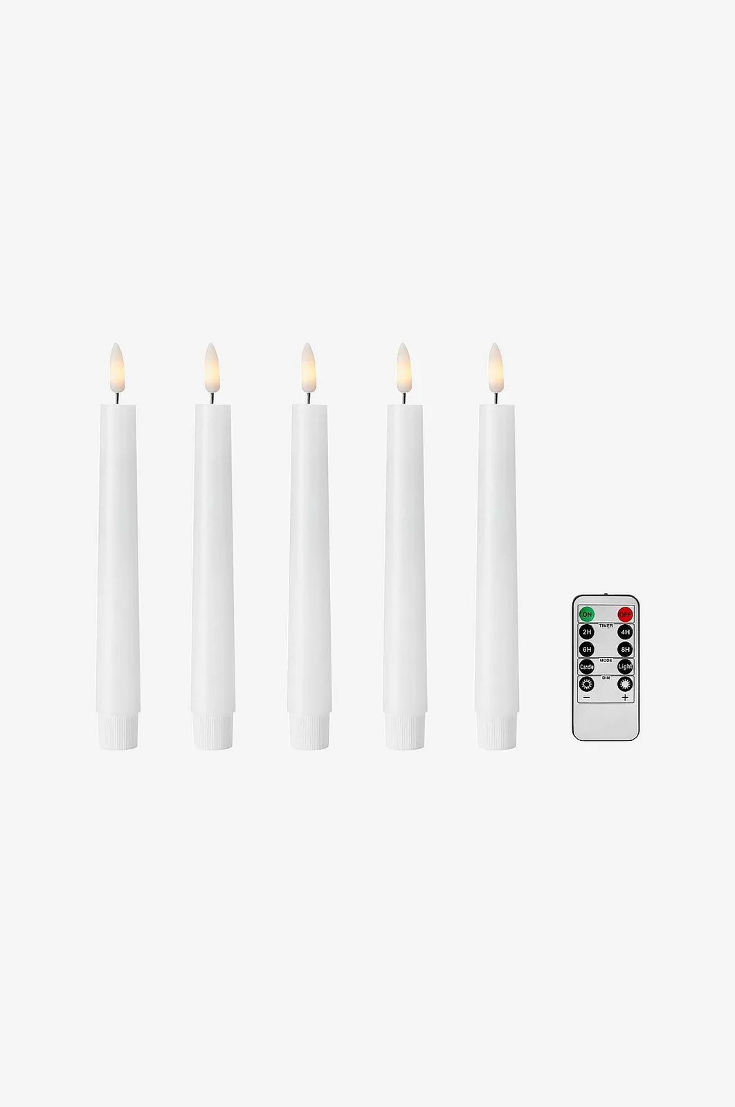 Wax Ferngesteuerte LED-Wachskerzen 20 cm von Markslöjd in Weiß – Produktfoto