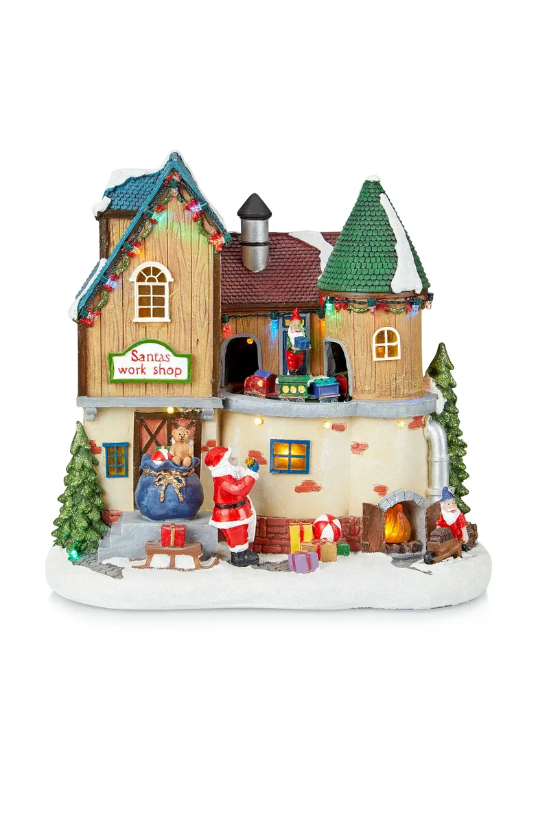 Stensarp Weihnachtsdorf Weihnachtsmanns Werkstatt von Markslöjd – Produktfoto