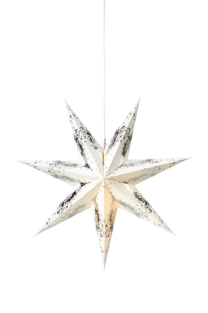 Strauss Stern Weiß/Silber 75 cm von Markslöjd – Produktfoto