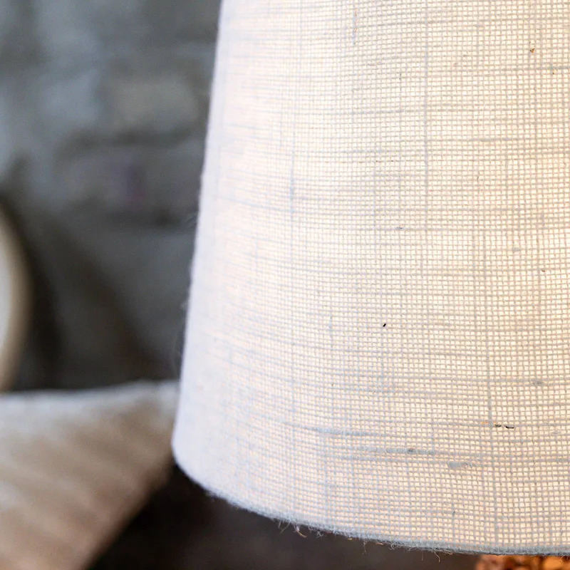Tafellamp Paglia, naturel/wit, rotan/jute, hoogte 58 cm by Markslöjd in Natural, White – product photo 3 of 3