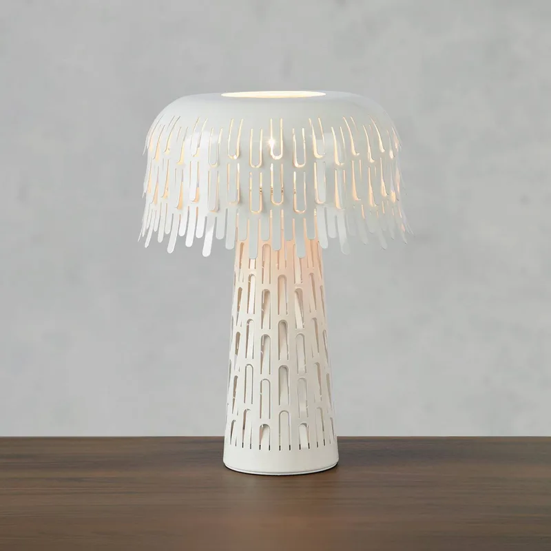 Tafellamp Verbera, hoogte 38 cm, metaal by Markslöjd in White – product photo