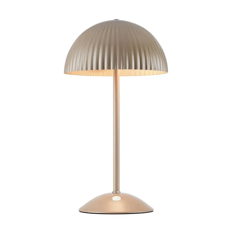 Tafellamp Zin, bruin, ijzer, hoogte 35,5 cm, G9 by Markslöjd in Brown, Transparent – product photo