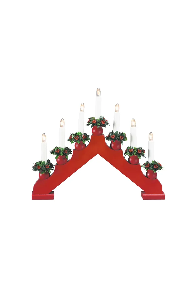 Tomas Advent Candlestick Rot von Markslöjd – Produktfoto