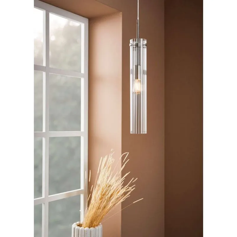 Tubo Hanglamp Staal/Helder van Markslöjd – productfoto