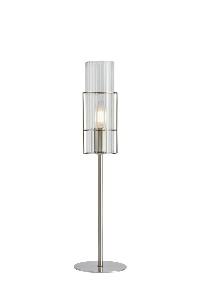 Tubo Tischlampe Nickel 50 cm von Markslöjd – Produktfoto