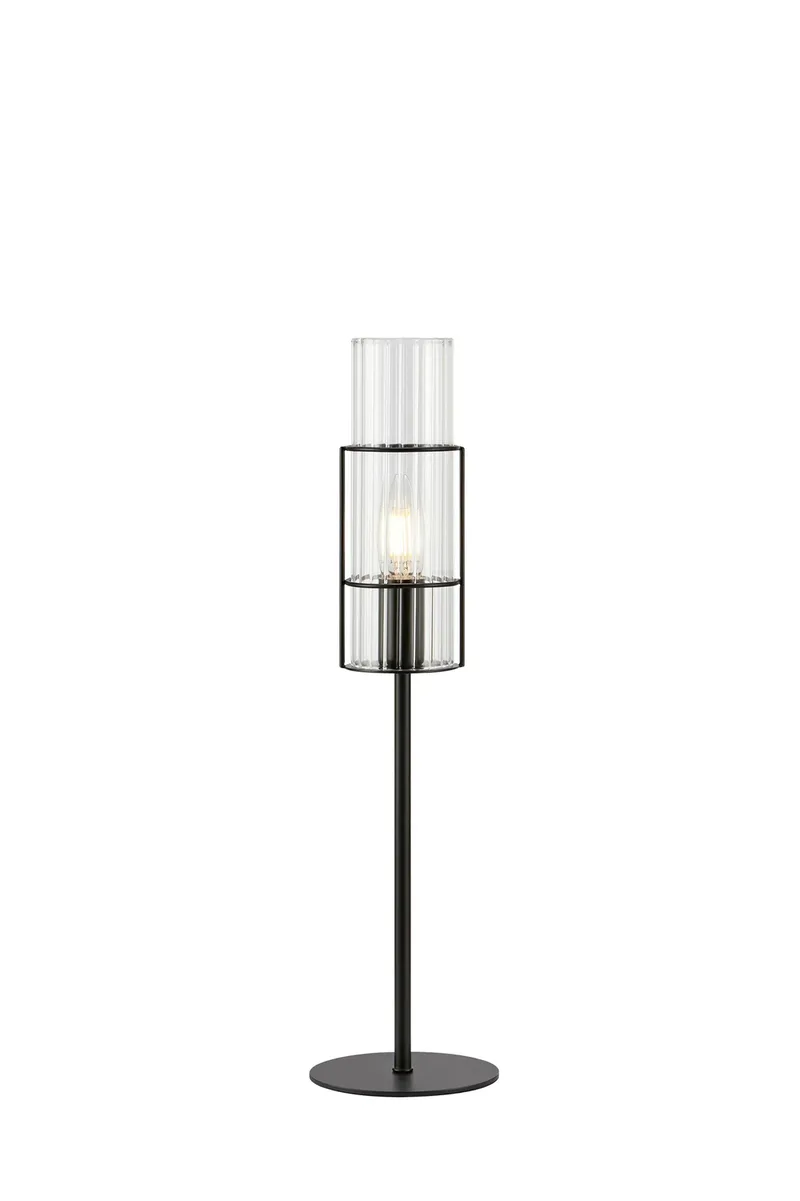 Tubo Tischlampe Schwarz 50 cm von Markslöjd – Produktfoto