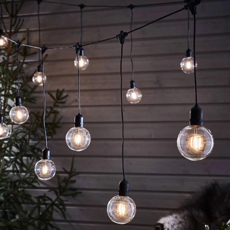 Tuin 24 LED lichtketting Deco Extra, uitbreiding by Markslöjd in Black, Helder – product photo