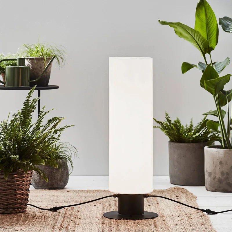 Tuin 24 LED vloerlamp Cilinder, hoogte 70 cm van Markslöjd in Zwart, Wit – productfoto