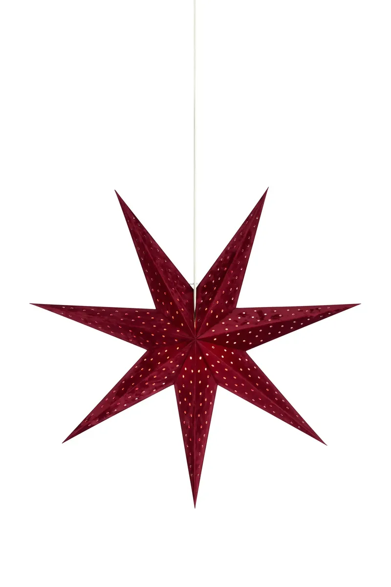 Velours Sterne Rot 75 cm by Markslöjd – product photo