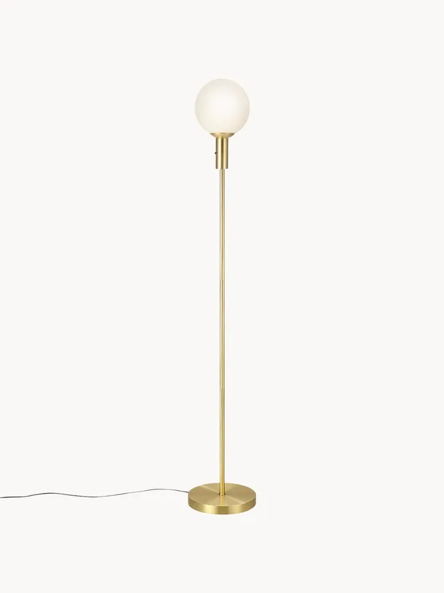 Golvlampa Minna i opalglas