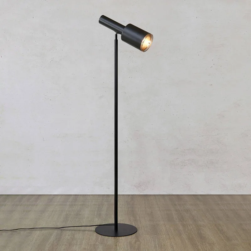 Vloerlamp Ozzy van metaal, kop verstelbaar by Markslöjd in Black – product photo 2 of 4