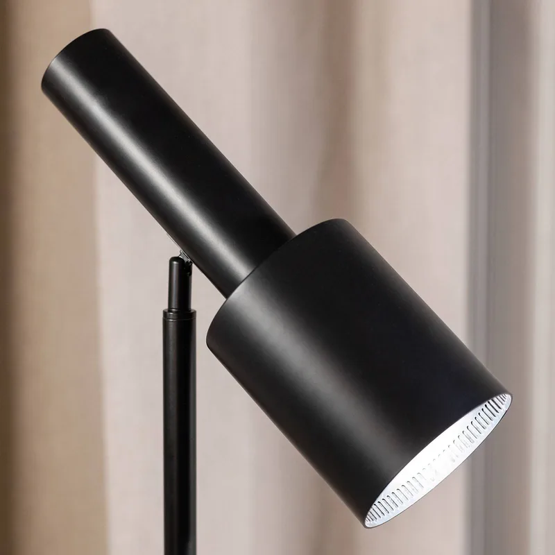 Vloerlamp Ozzy van metaal, kop verstelbaar by Markslöjd in Black – product photo 3 of 4