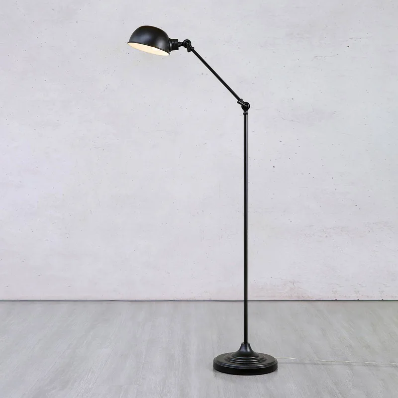 Vloerlamp Portland, 2-voudig verstelbaar van Markslöjd in Zwart – productfoto 2 van 3