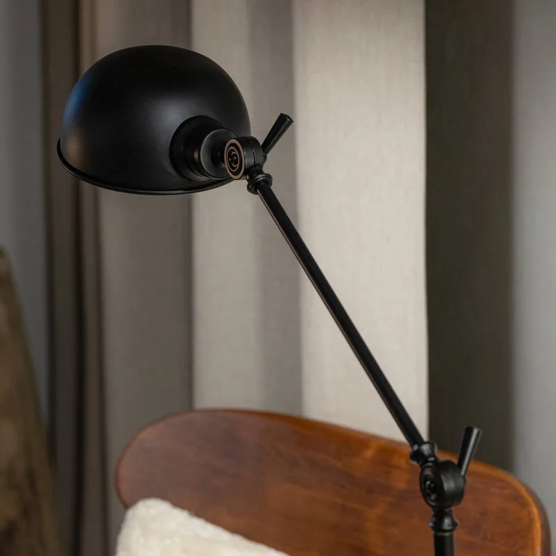 Vloerlamp Portland, 2-voudig verstelbaar van Markslöjd in Zwart – productfoto 3 van 3