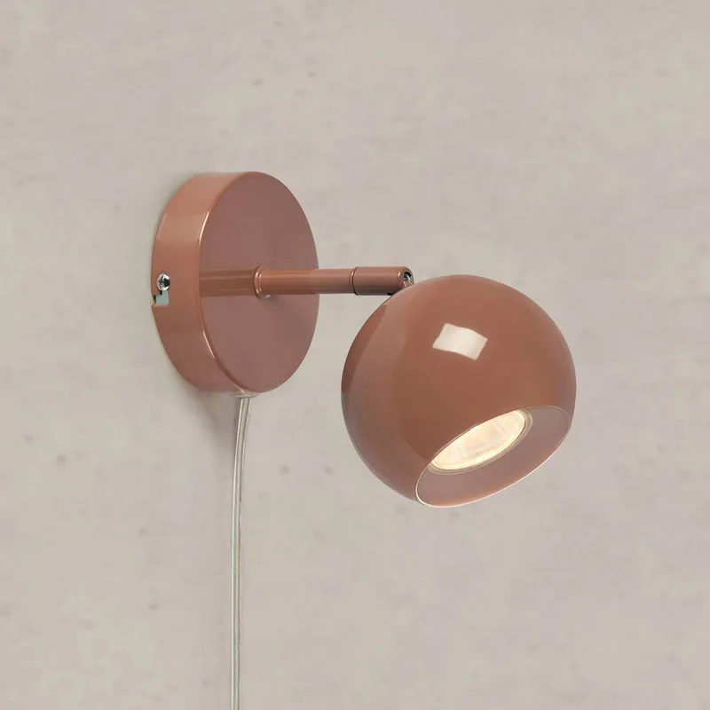 Wandlamp Pop, breedte 10 cm, metaal by Markslöjd in Brown – product photo