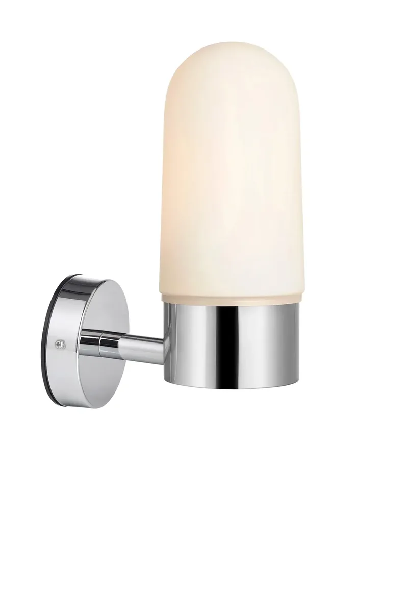 Zen Wandleuchte Chrom/Weiß de Markslöjd – photo du produit