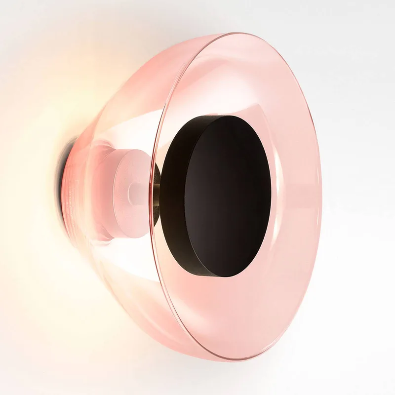 Aura LED wandlamp, Ø 18 cm, koper van Marset in Zwart, koper – productfoto