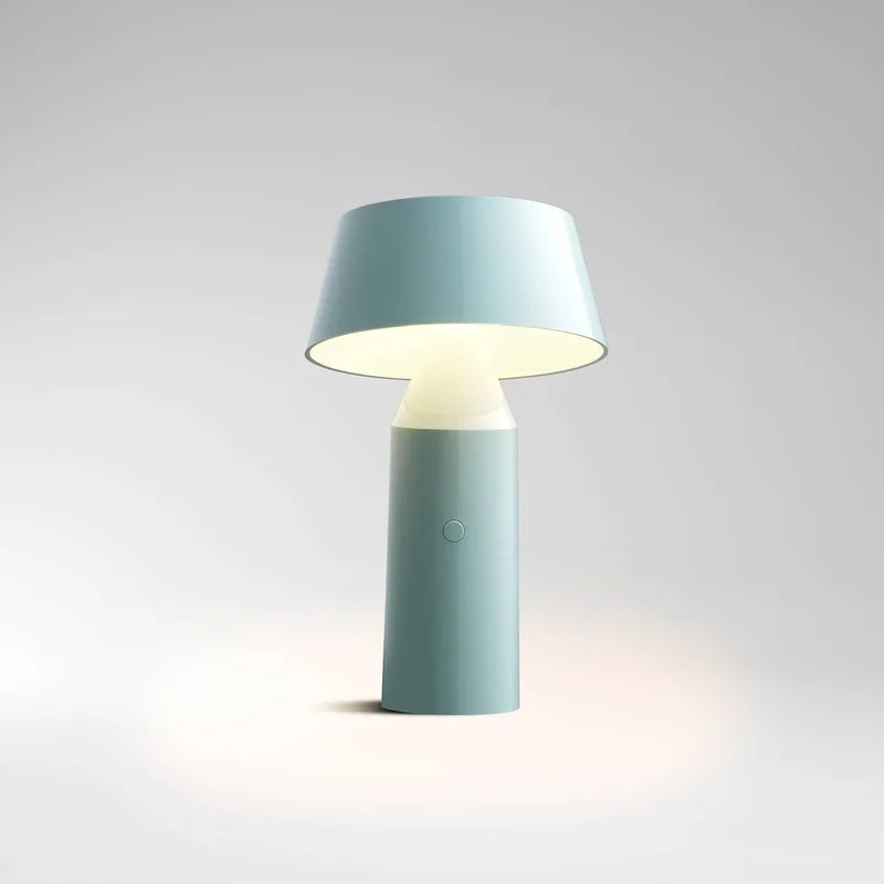 Bicoca LED tafellamp op batterijen van Marset in Lichtblauw – productfoto
