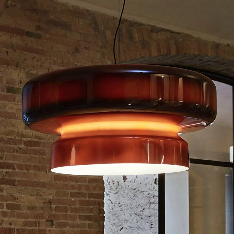 Bohemia LED hanglamp, Triac, amber van Marset in Barnsteen – productfoto