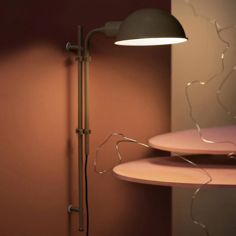 Funiculí A wandlamp van Marset in Mosgrijs – productfoto